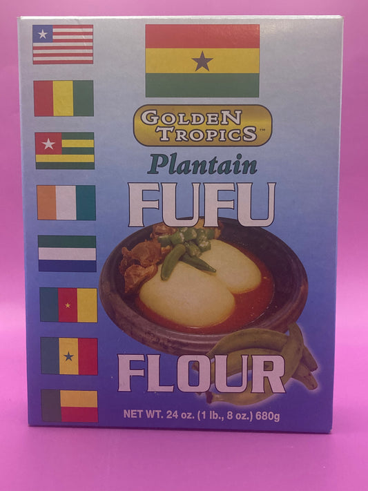 Golden Tropics Plaintain Fufu Flour 24oz