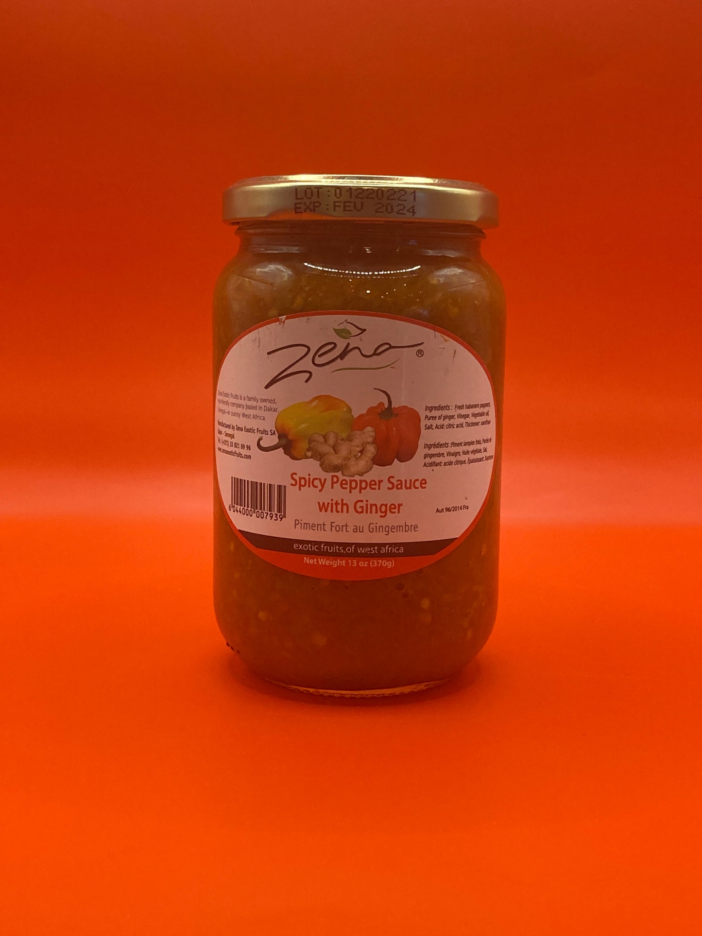 Zena Spicy Pepper Sauce 370g