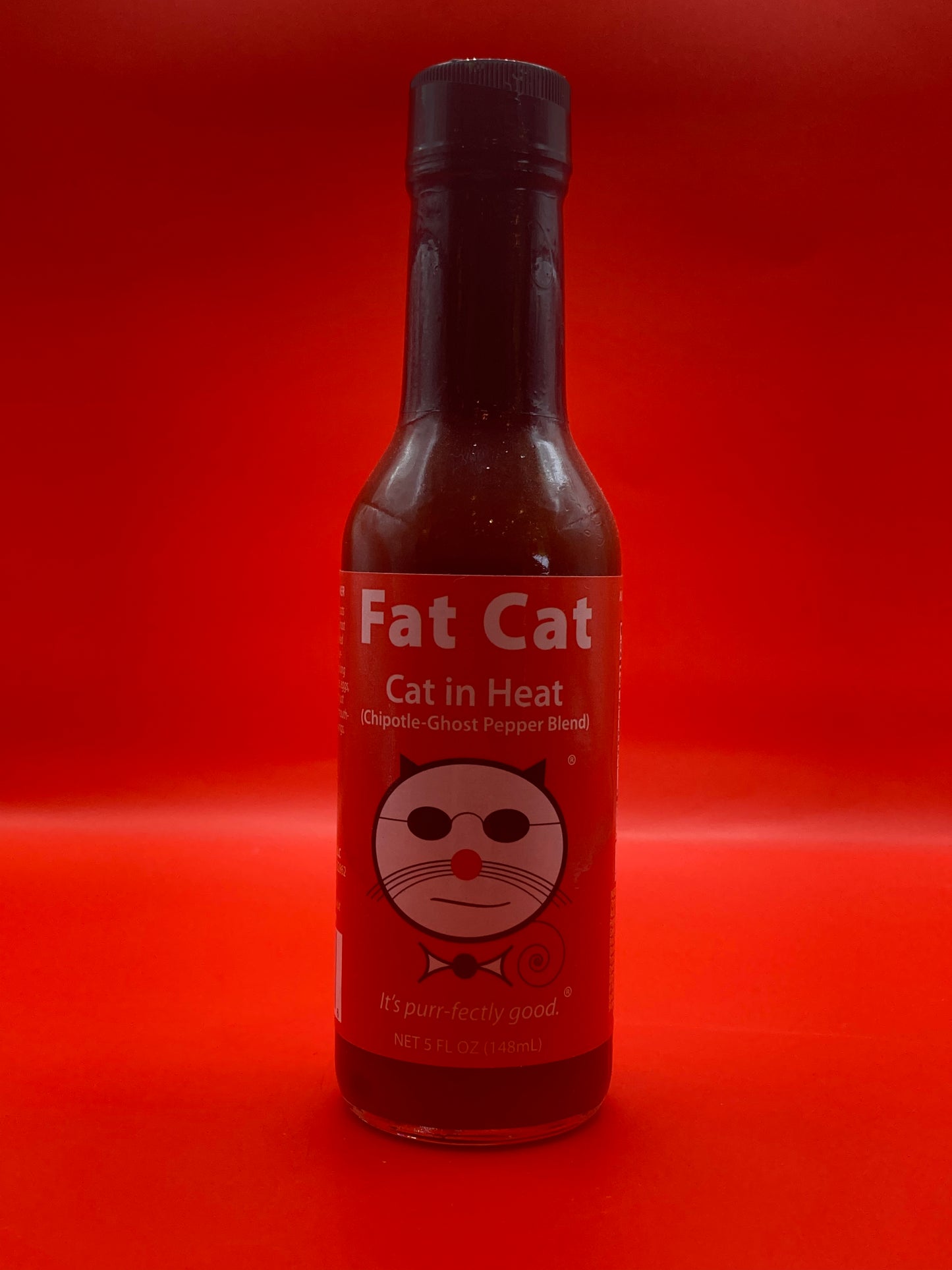 Fat Cat Chairman In Heat: Chipotle Ghost Pepper Blend Hot Sauce
