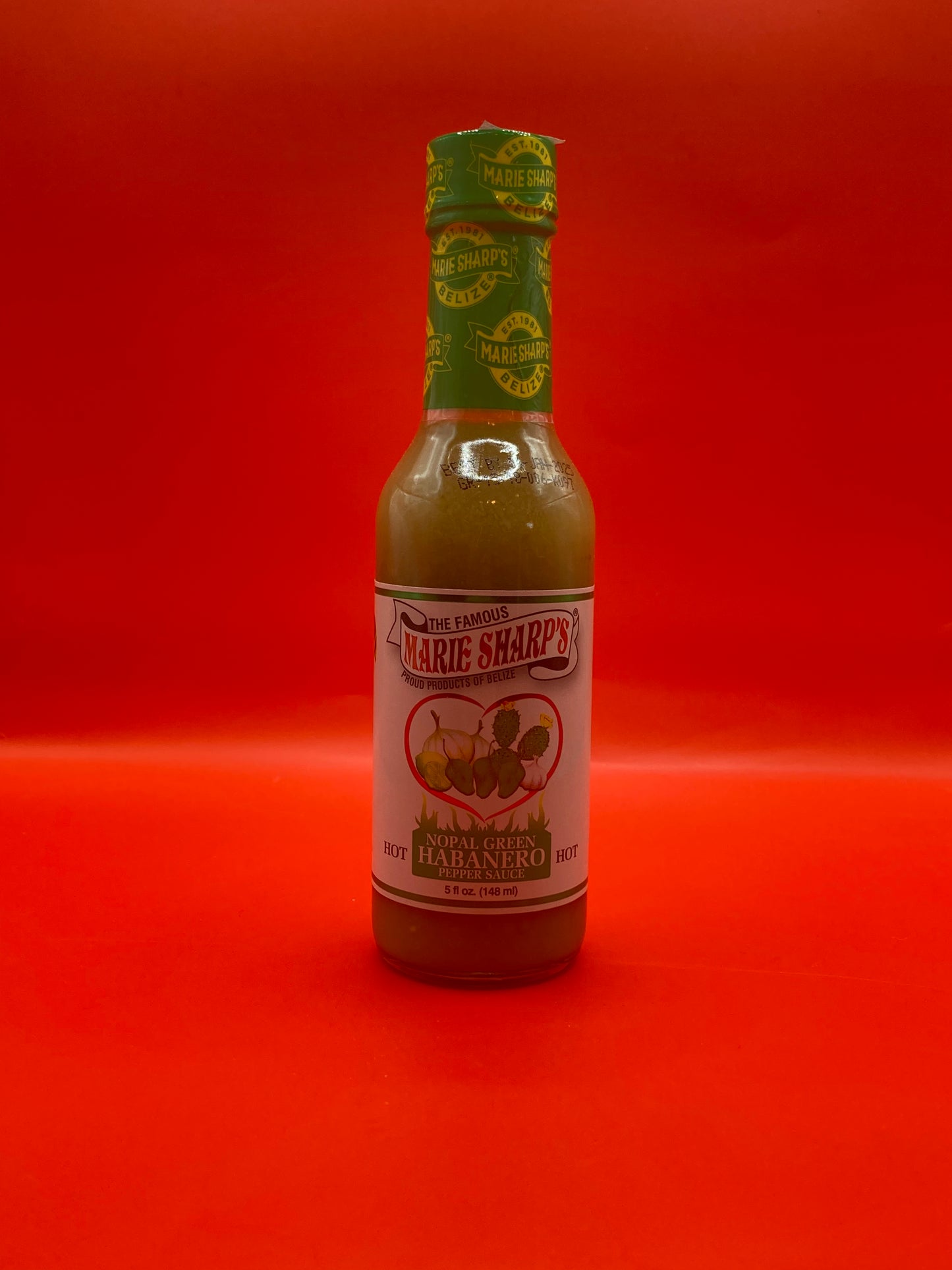 Marie Sharp's Nopal Green Habanero Pepper Sauce